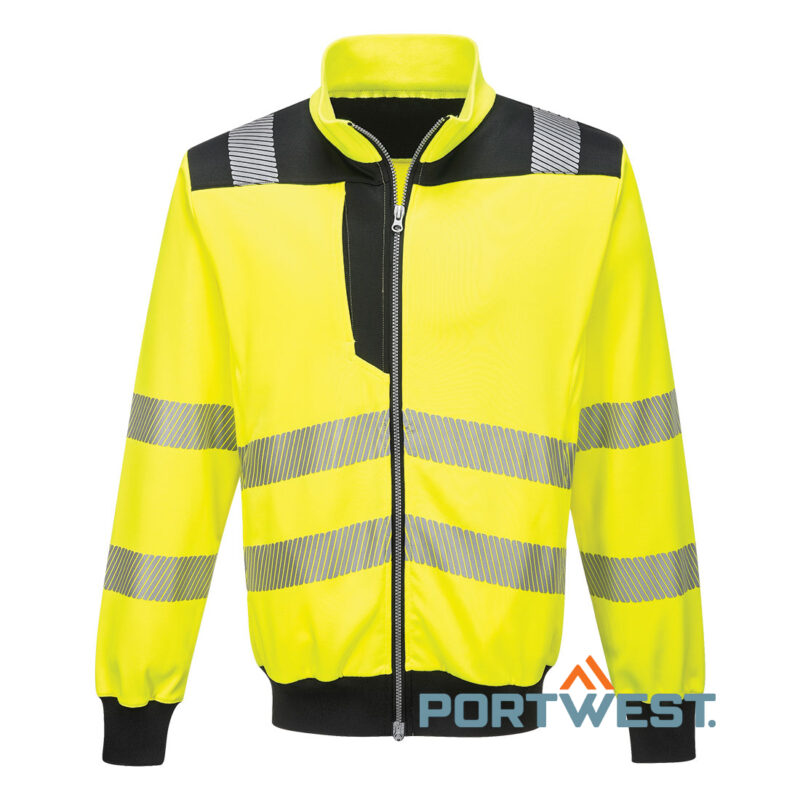 PW370 - PW3 Hi-Vis Sweatshirt Zippé